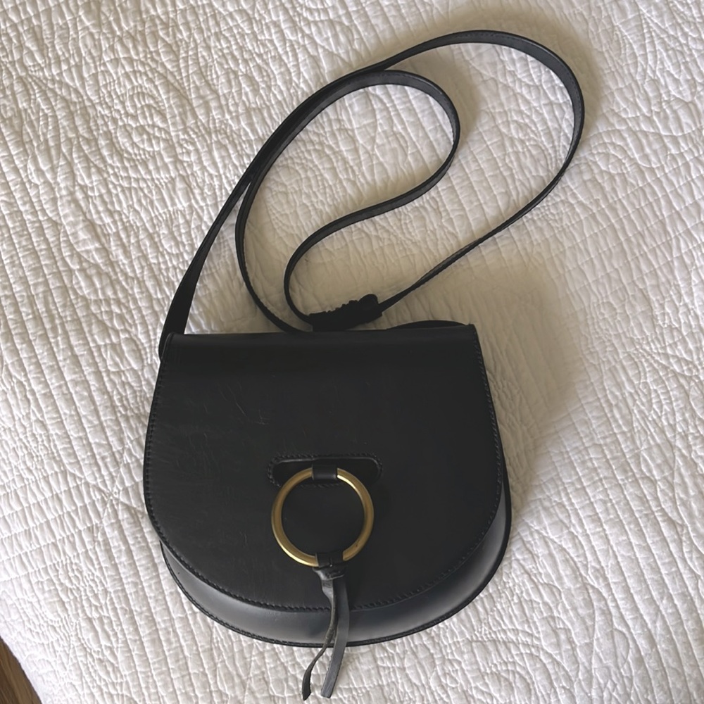 Madewell black crossbody purse